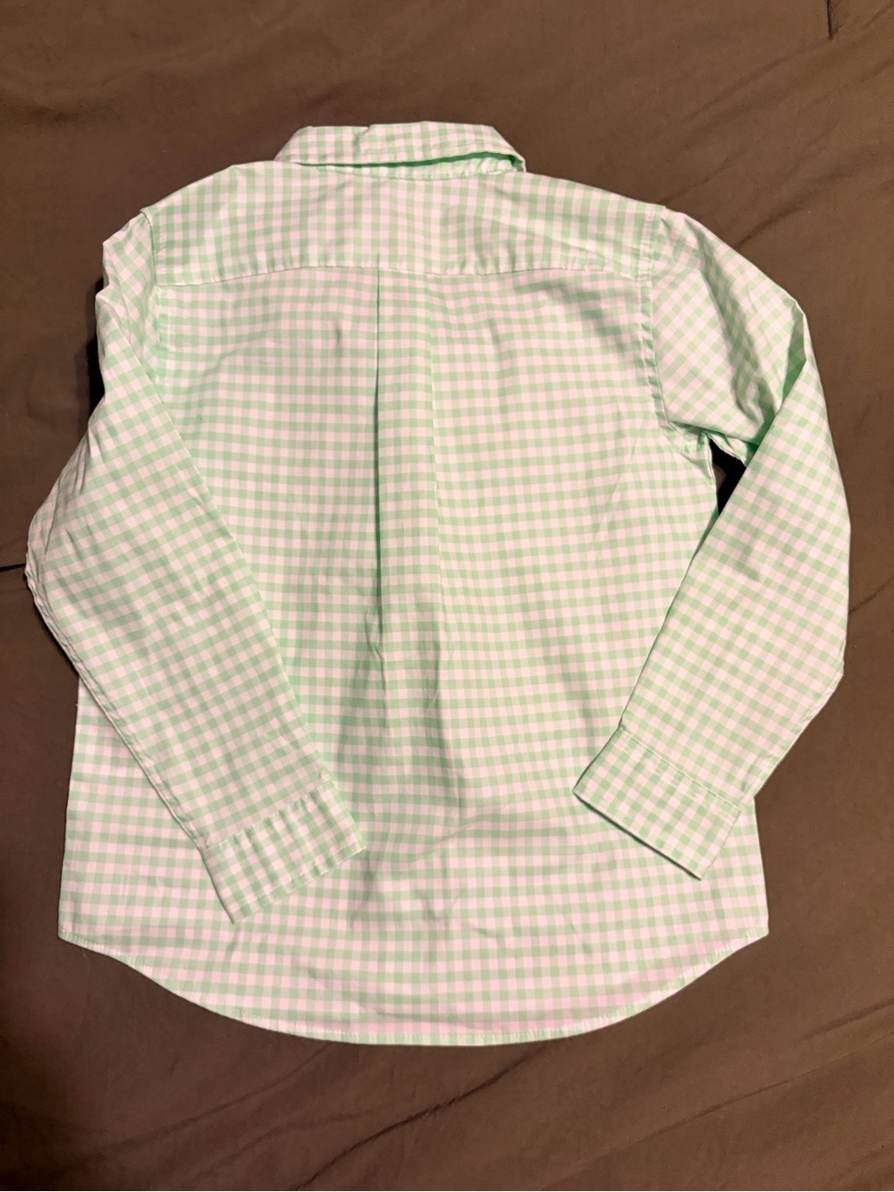 Vineyard Vines Mint Sprig Gingham Boys' Button-Down Shirt - Picture 2 of 5